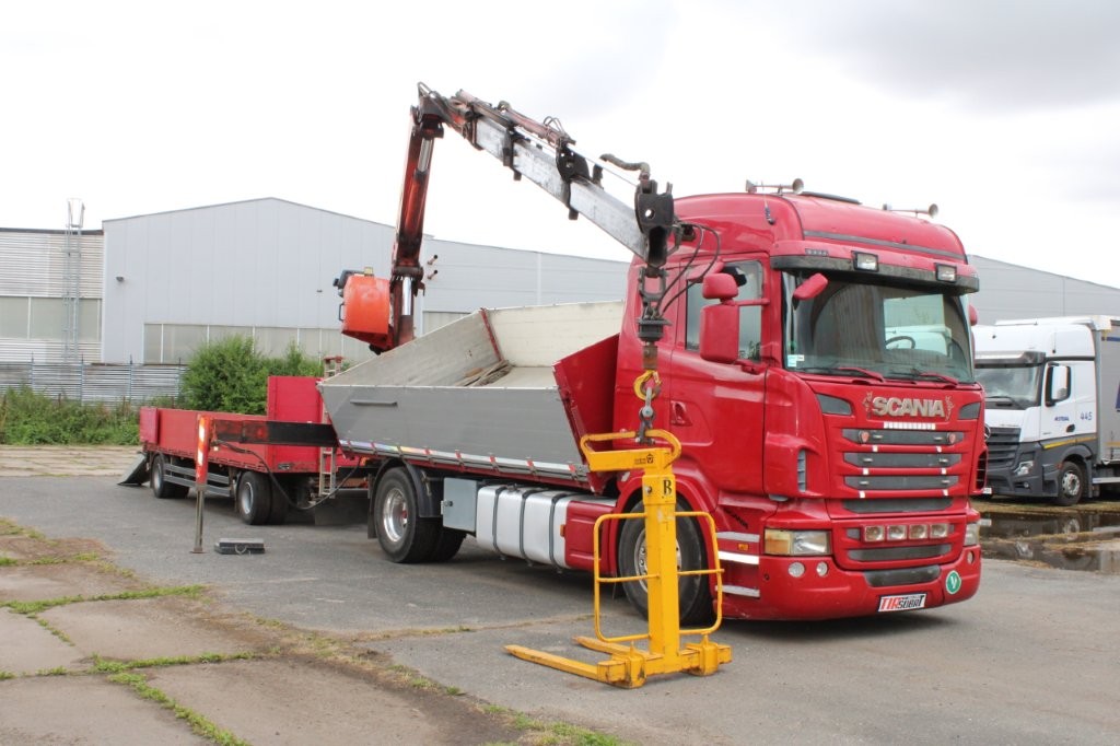 SCANIA R480 PALFINGER PK16000, EURO 5, JEŘÁBOVÉ VIDLE