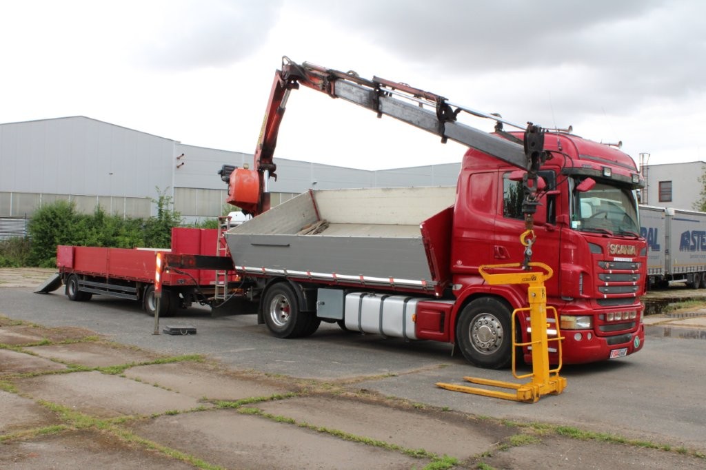 SCANIA R480 PALFINGER PK16000, EURO 5, JEŘÁBOVÉ VIDLE