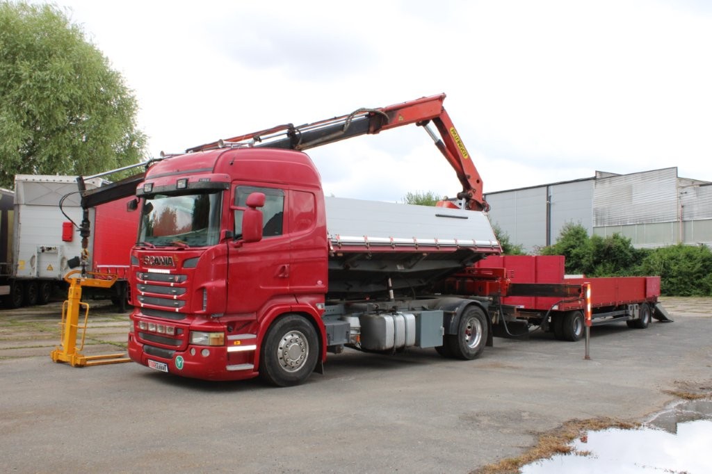 SCANIA R480 PALFINGER PK16000, EURO 5, JEŘÁBOVÉ VIDLE
